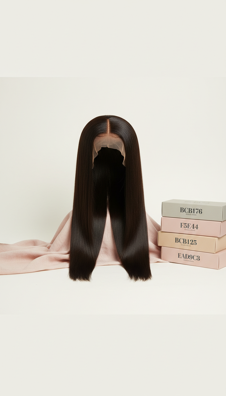 HD lace straight wig—silk-fine hair