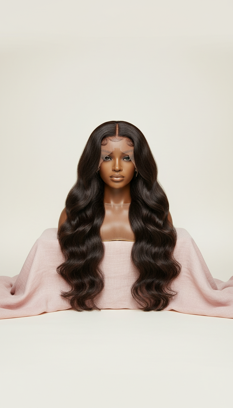 HD lace body wave wig—soft sculpted waves