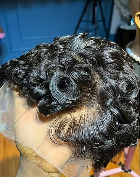 Pixie Curly Wig 8"