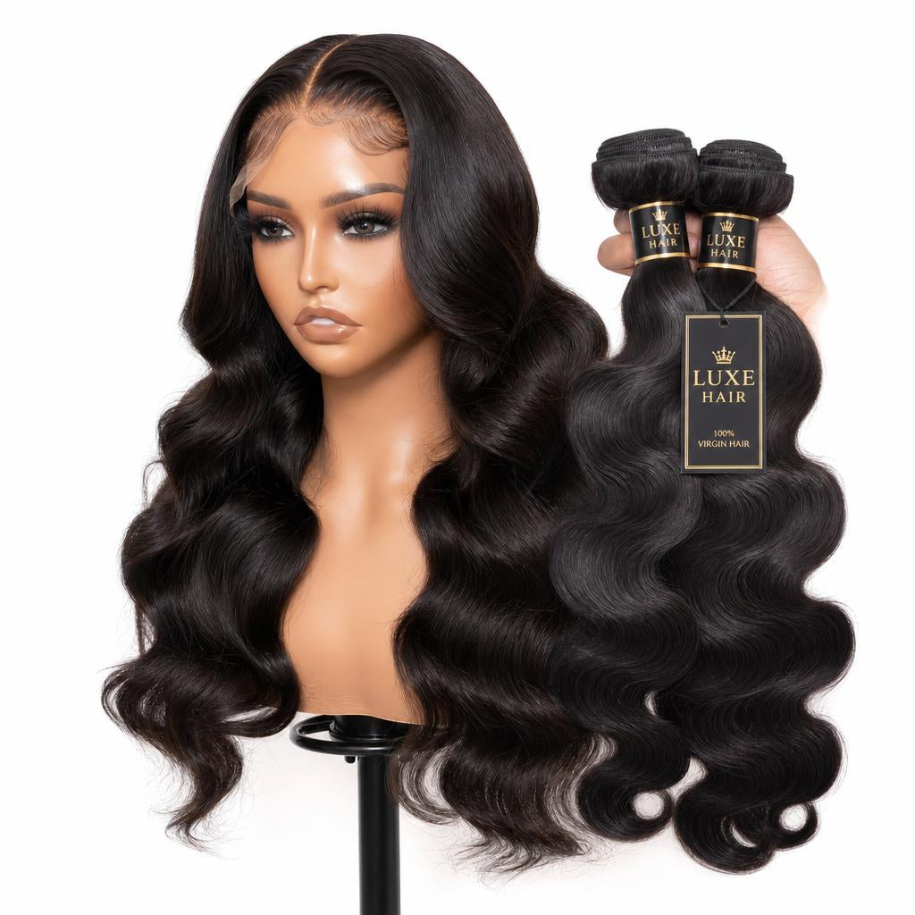 Body Wave Hair Bundles | 3-Pack 20"22"24" | 12A Grade | 100% Human Hair