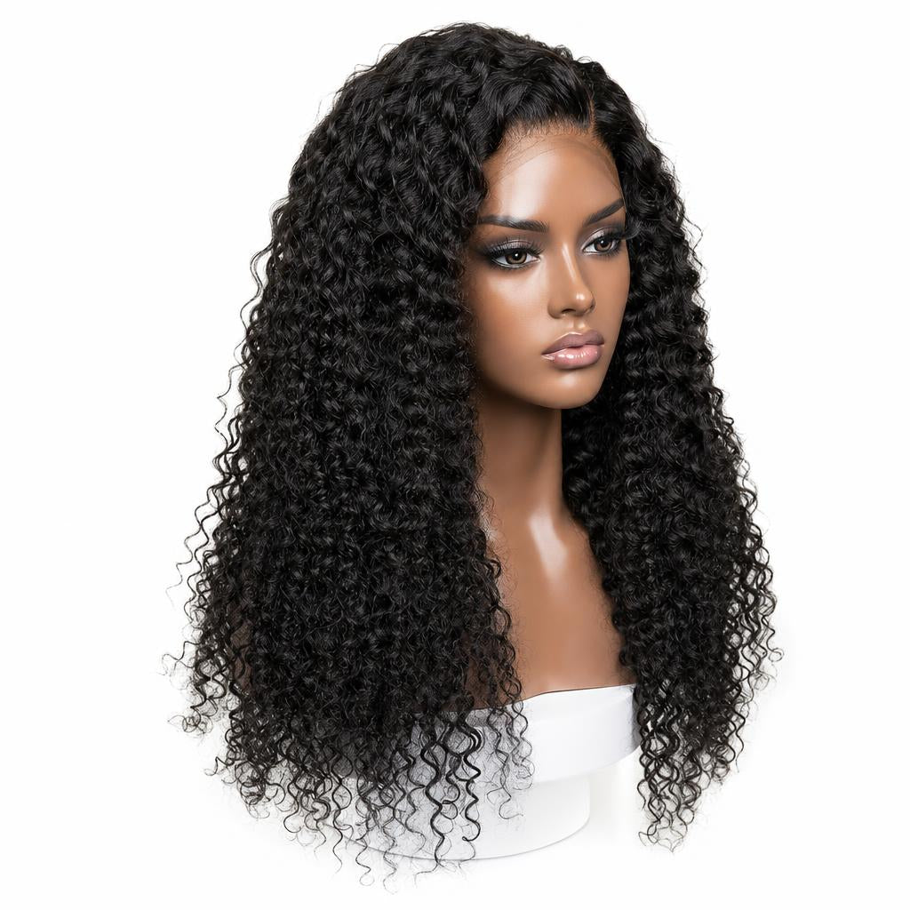 28” Burmese Curly Glueless HD Lace Wig | 13×4 | 200% Density